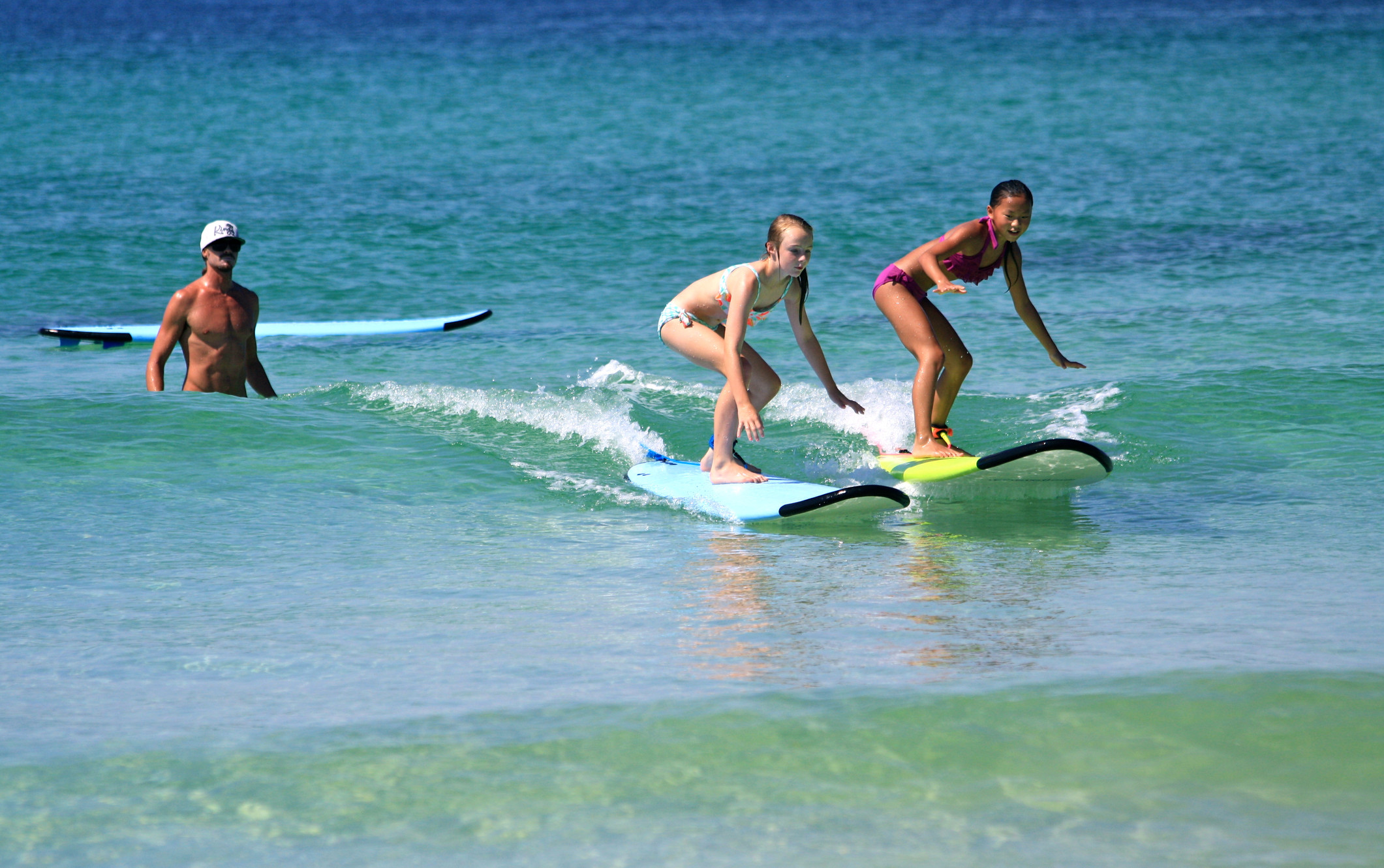 Austin Magee's Surf School in Seaside, Florida, offers a quintessential surf experience on the beautiful 30A coast.