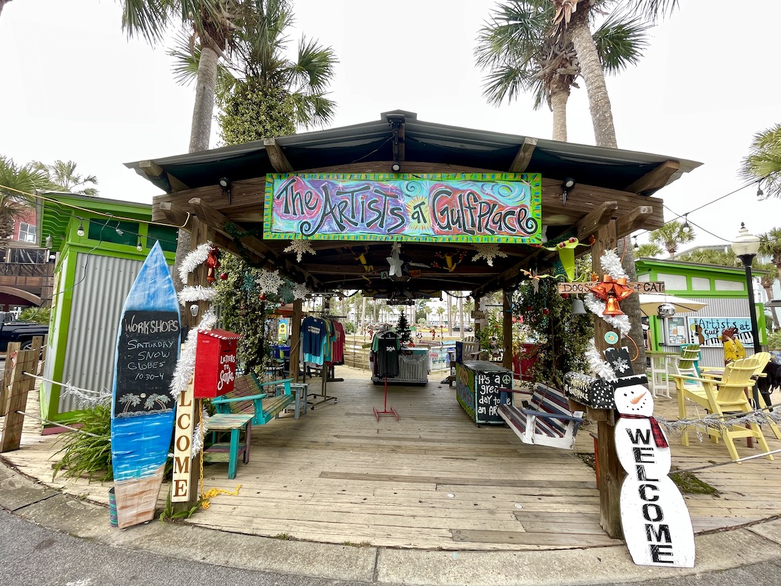 Explore the artistic offerings at Gulf Place on 30A.