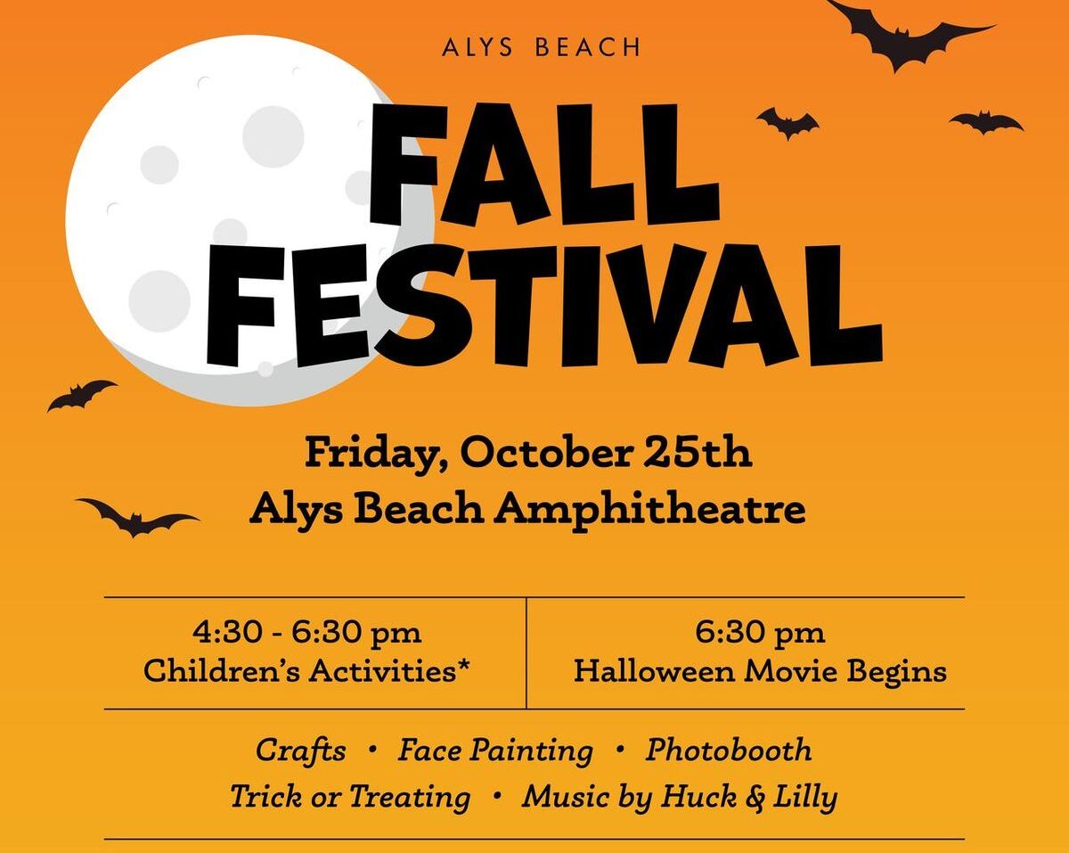 Alys Beach Fall Festival in 30A: Crafts, Treats, and Movie Night!