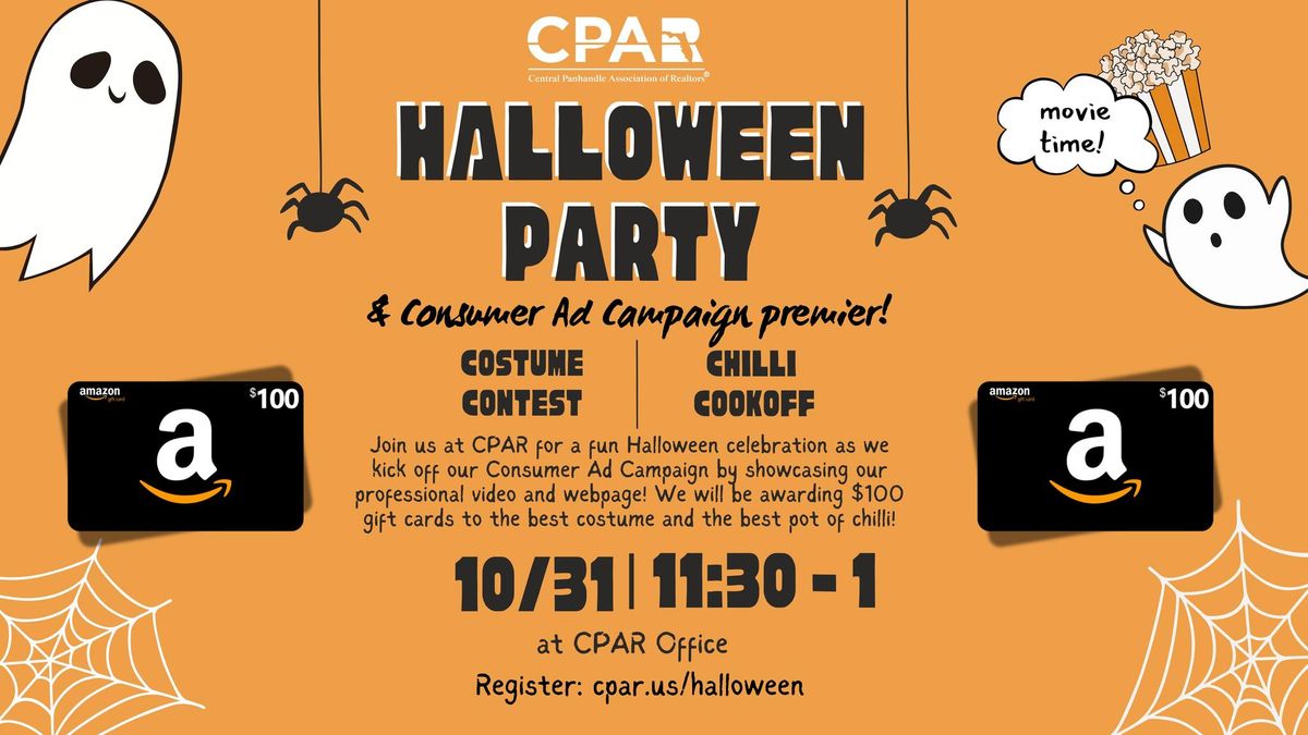 Costume Contests and Chili Cookoff: CPAR Halloween Party Awaits!