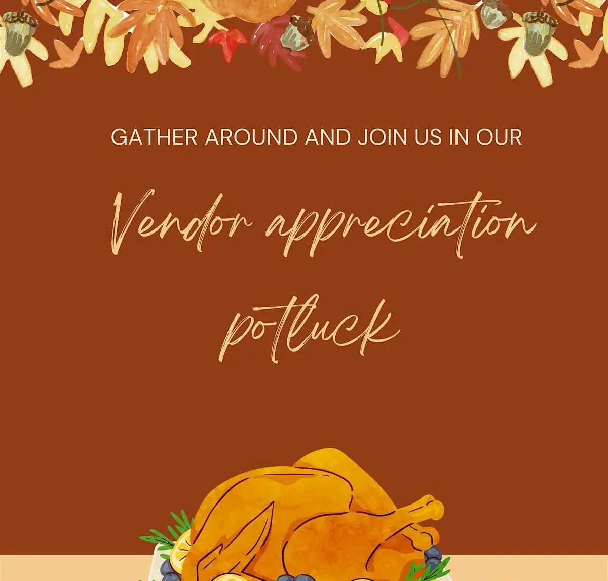 Thanksgiving Vendors Appreciation Potluck: A Feast for the Community