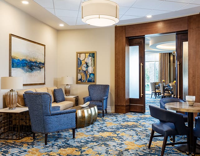 Differences in care solutions, exemplified by intentional and purposeful designs in senior living communities.