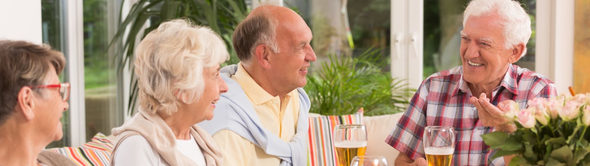 Researching and planning the next steps in elderly care decision-making.