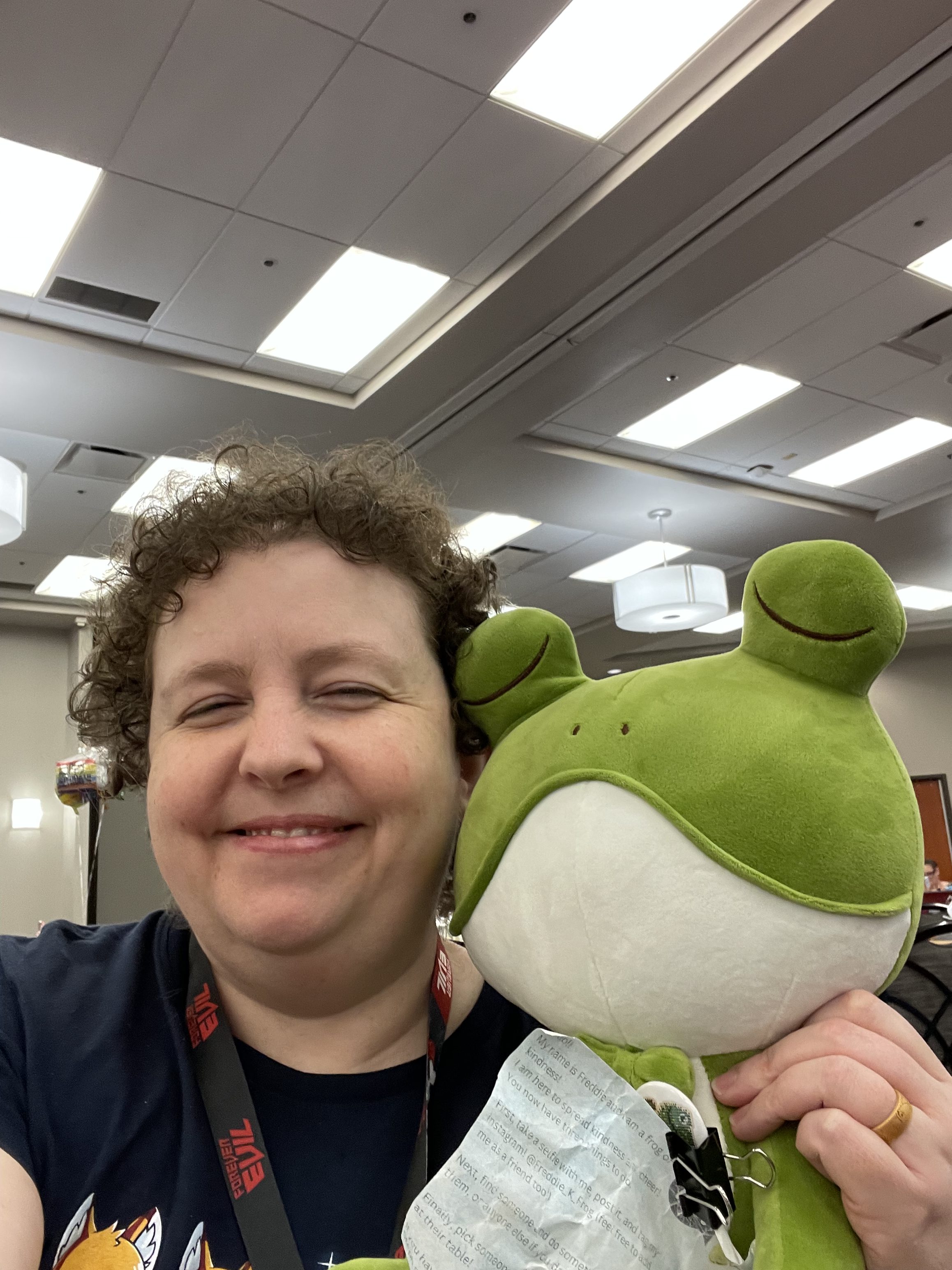 Katherine, a regular attendee, shares tips on affordable supplies and the benefits of the supply trading system at Panama City Crafting Group's Junk Journal Fridays.